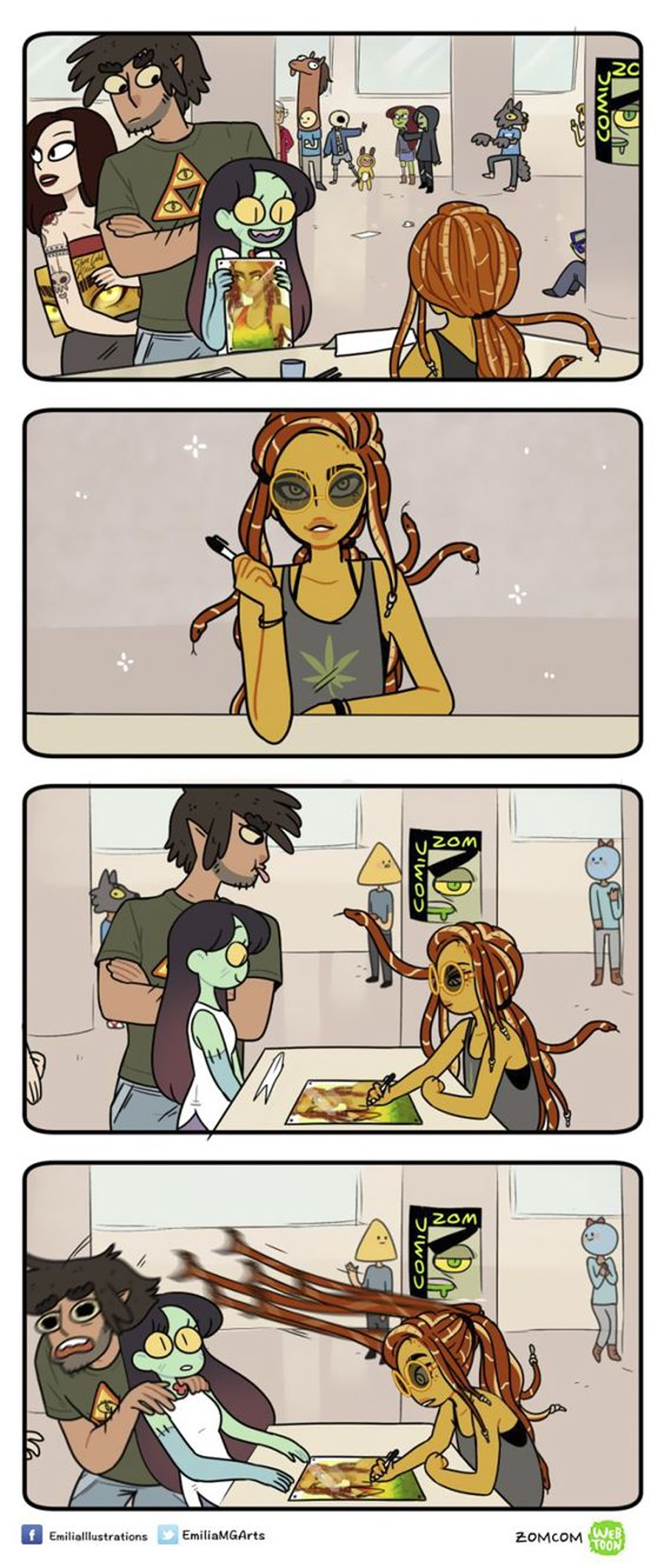 Quando um humano namora uma zumbi