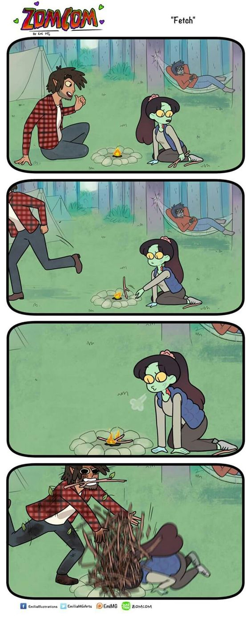 Quando um humano namora uma zumbi