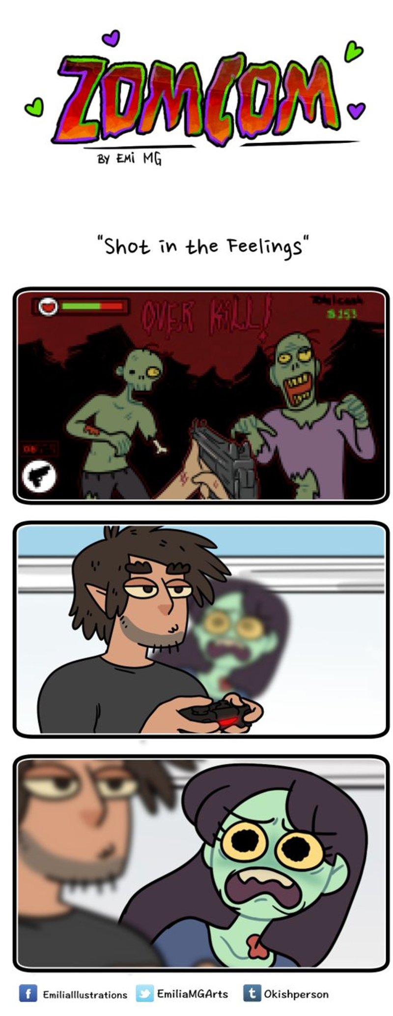Quando um humano namora uma zumbi