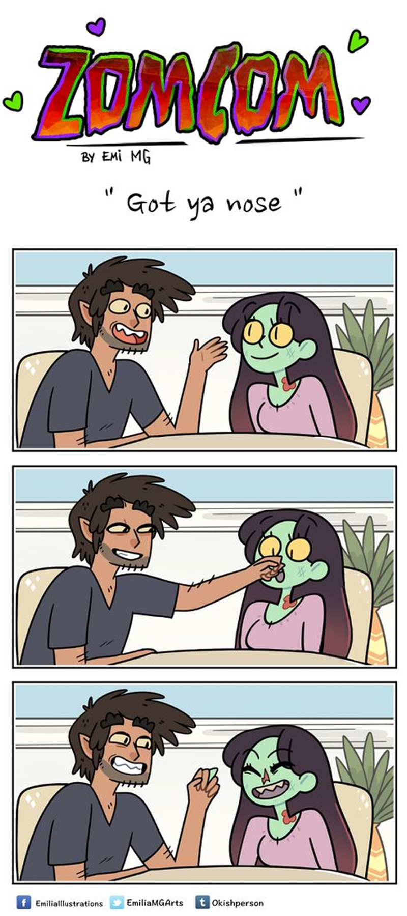 Quando um humano namora uma zumbi