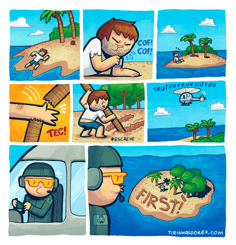 cheguei primeiro