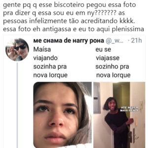 Maisa desmente meme feito com sua foto