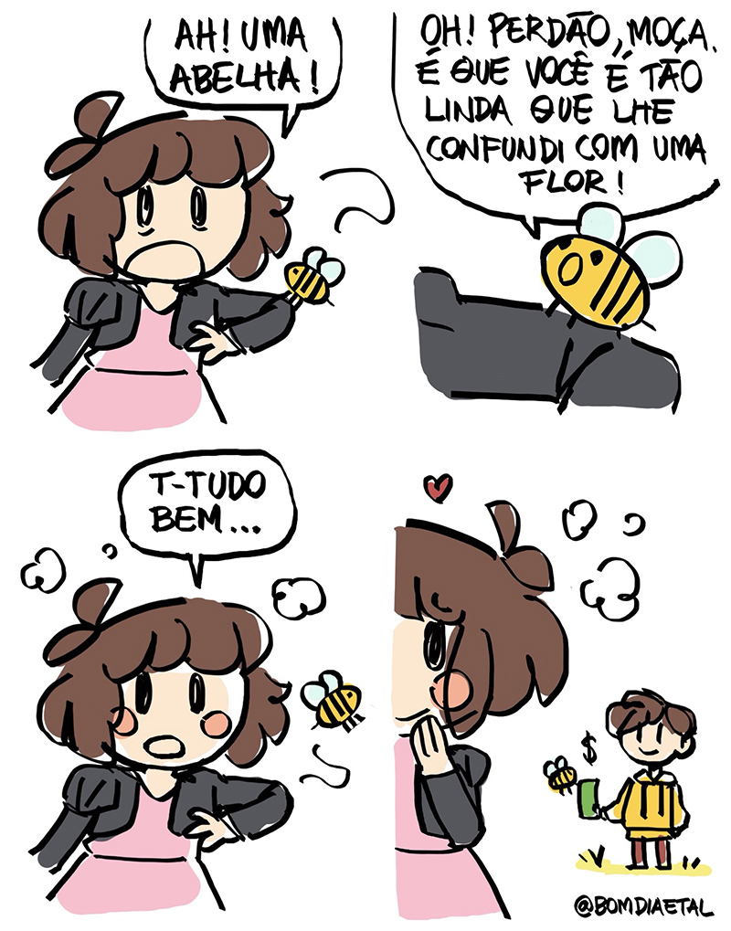 Elogiando uma mulher