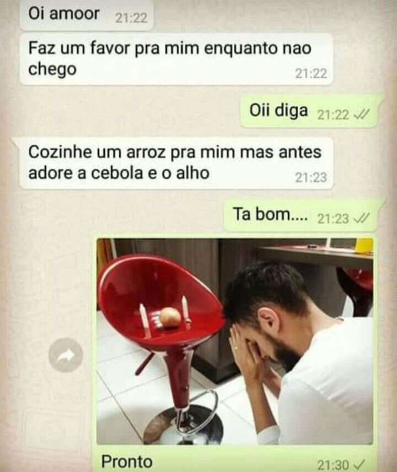 Homem na cozinha