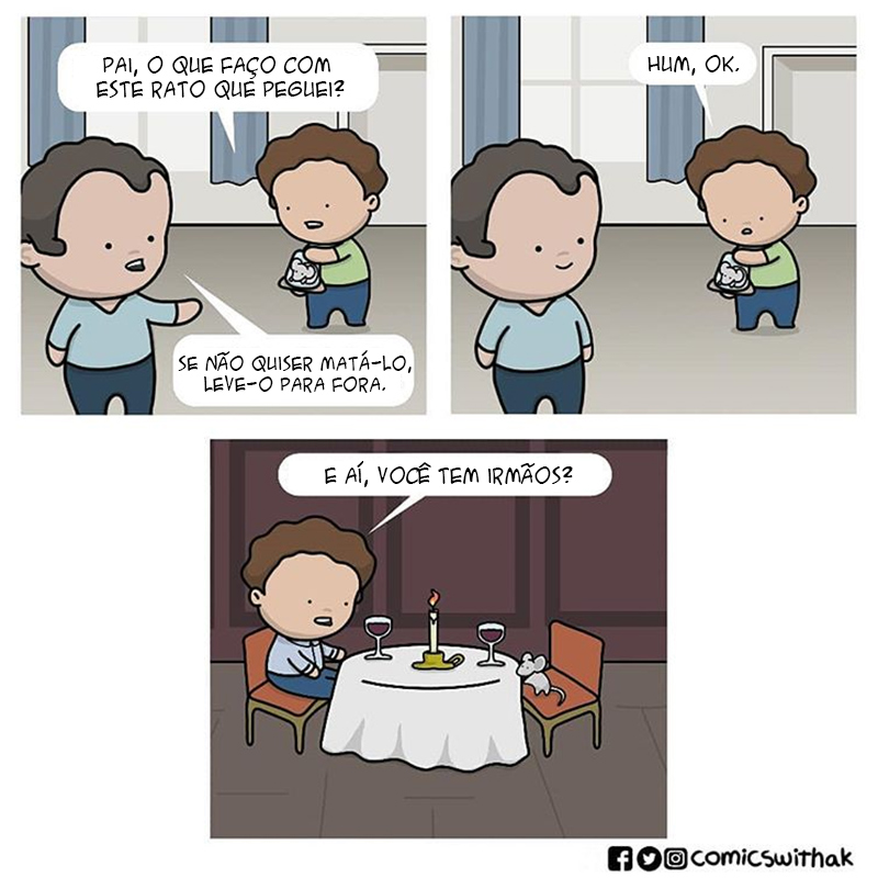 matando um rato