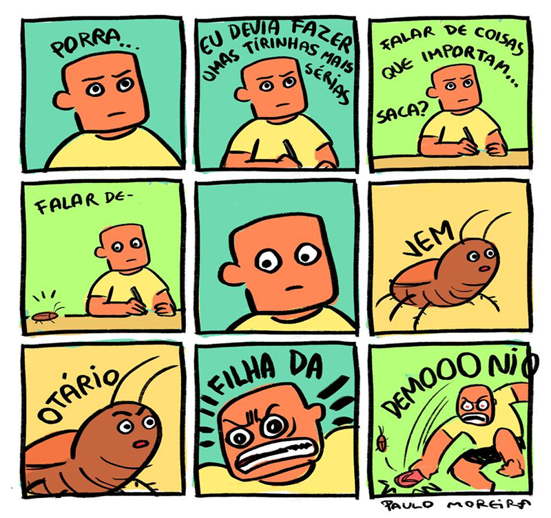 quem tem medo de barata