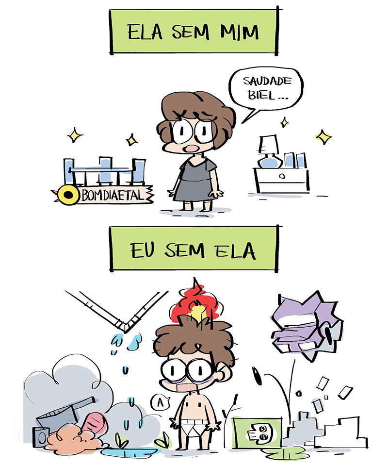 quando um não vive sem o outro