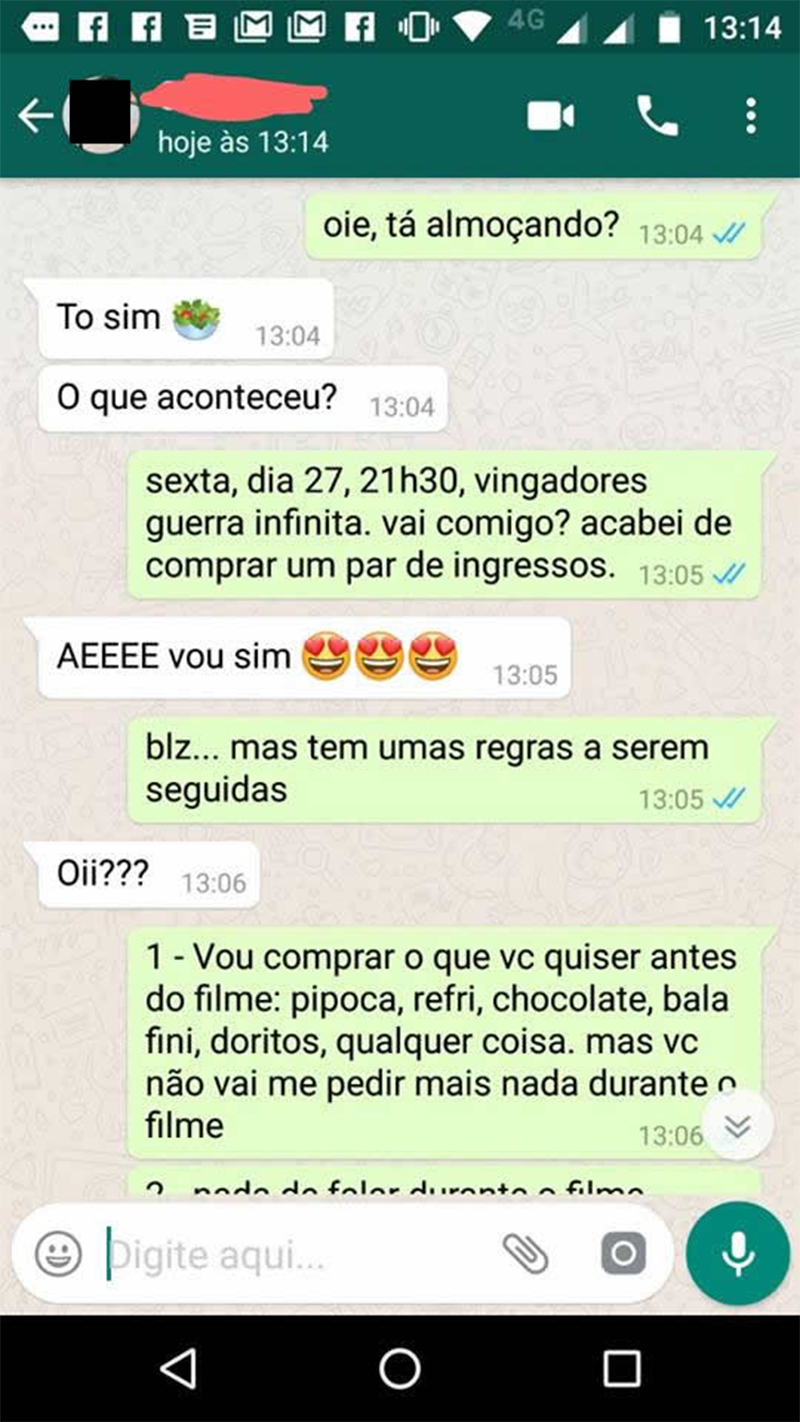 uma ida ao cinema 
