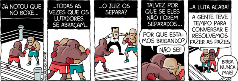 terminando uma briga