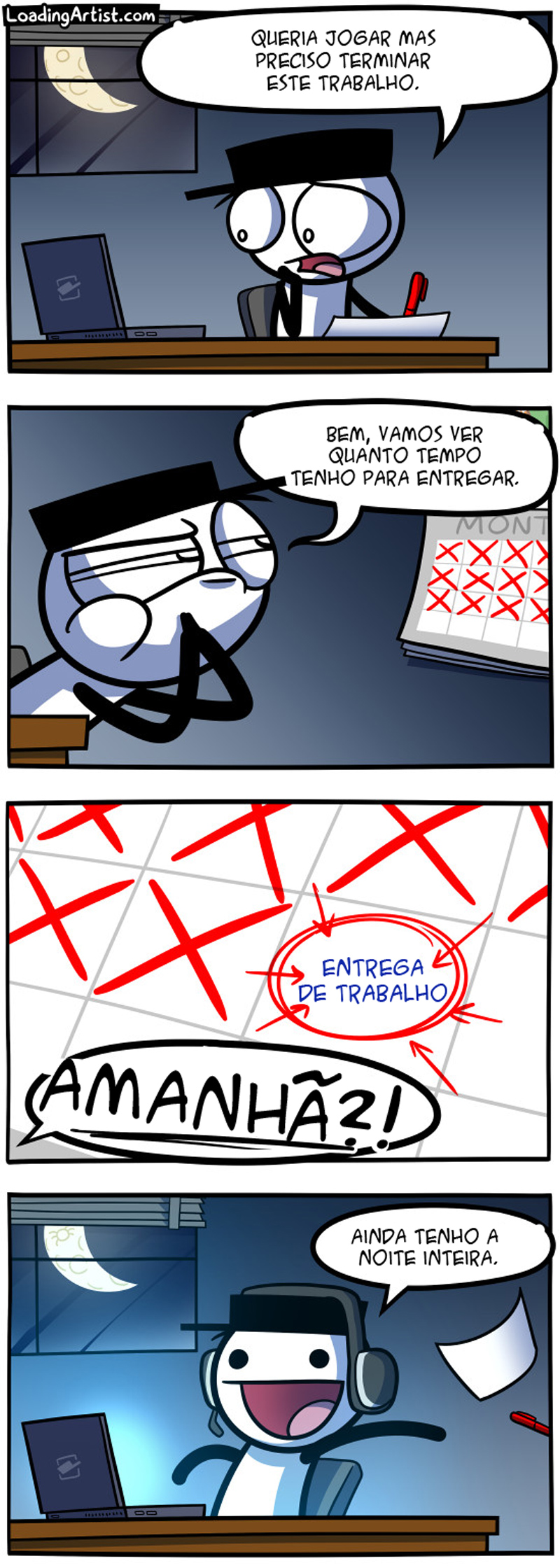 trabalho urgente