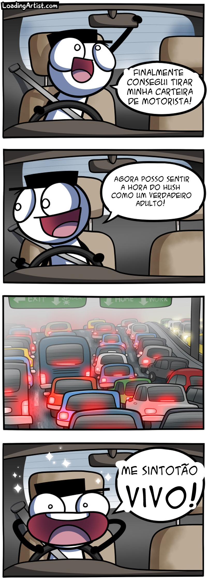 um adulto dirigindo