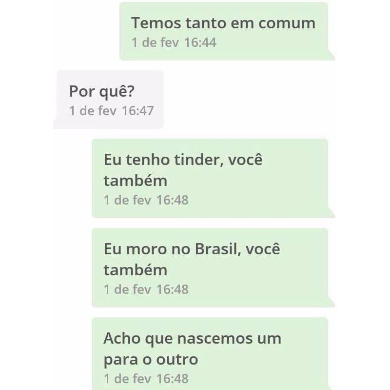 Fomos feitos um para o outro