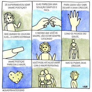 Quadrinhos de bad: arte que faz pensar na vida