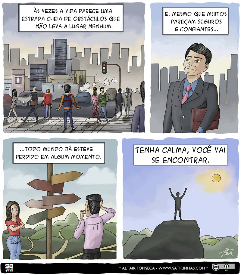 As pessoas se perdem, mas se reencontram na vida