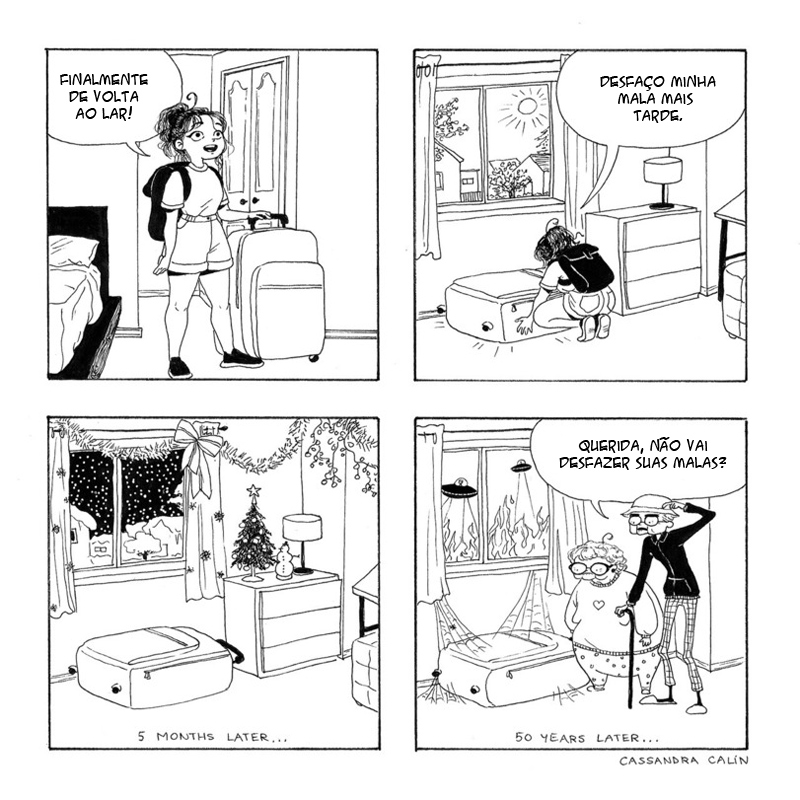 Desfazendo as malas