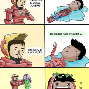 Dinheiro traz felicidade e outros quadrinhos bobos