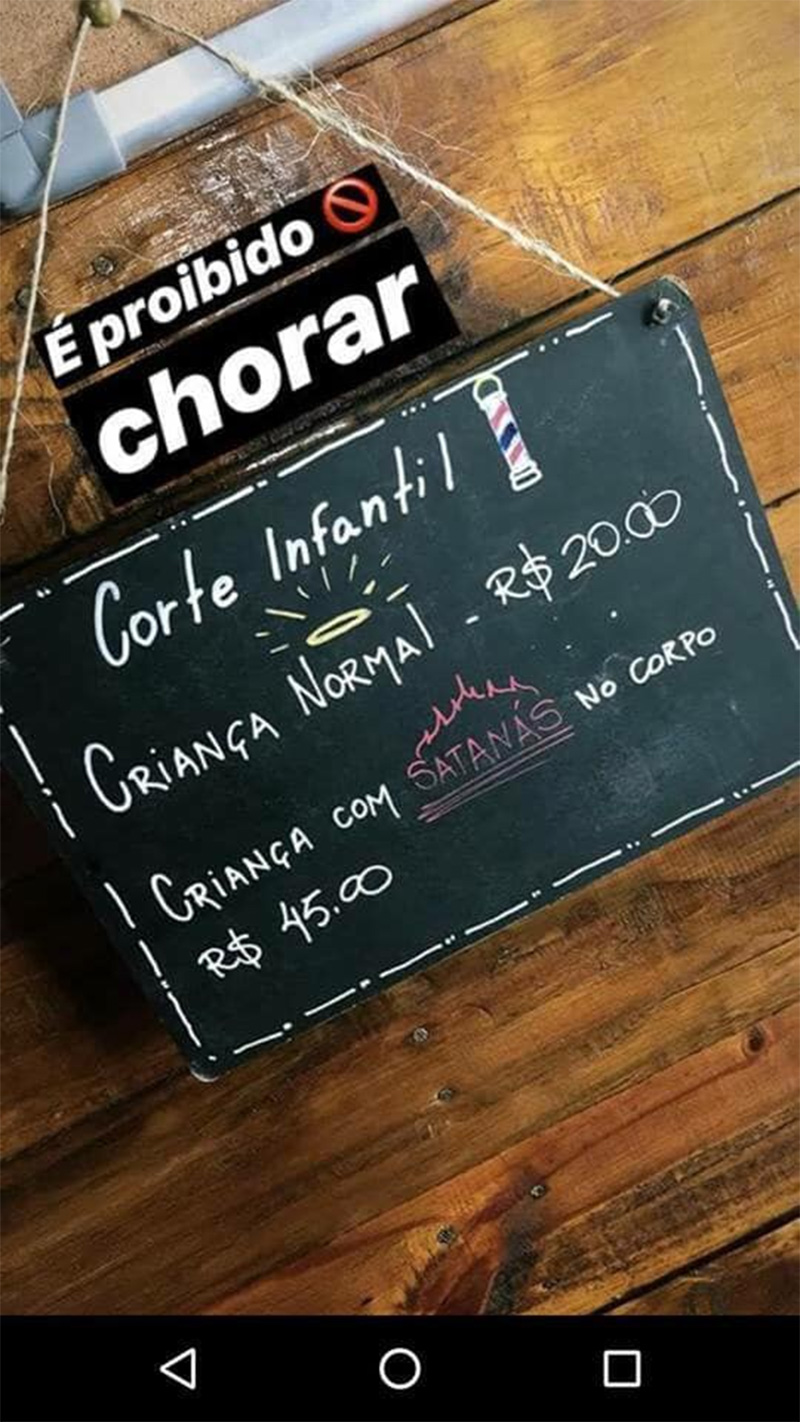 É proibido chorar