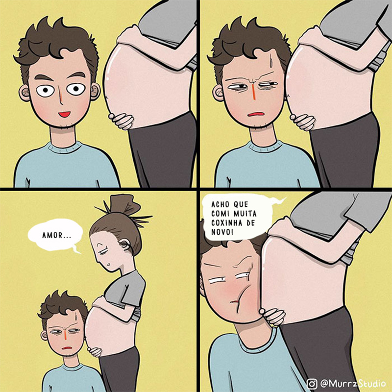 Grávida de coxinha