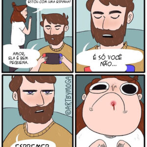 Um casal vivendo aventuras divertidas