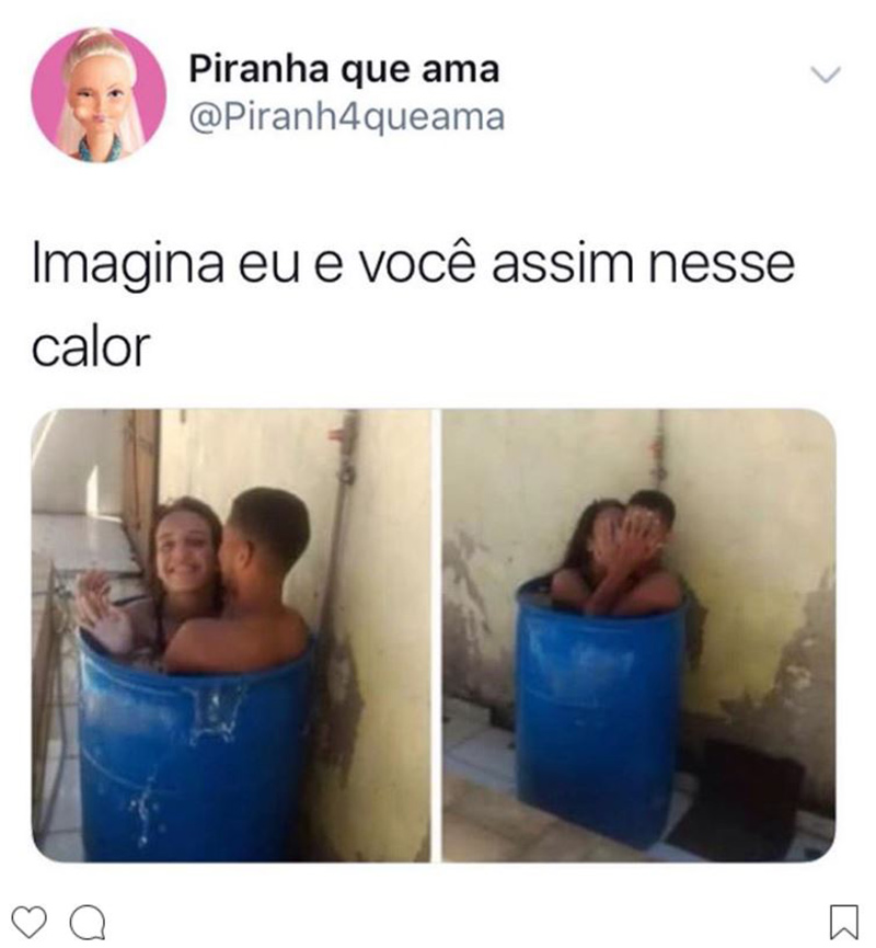 juntinho no calor