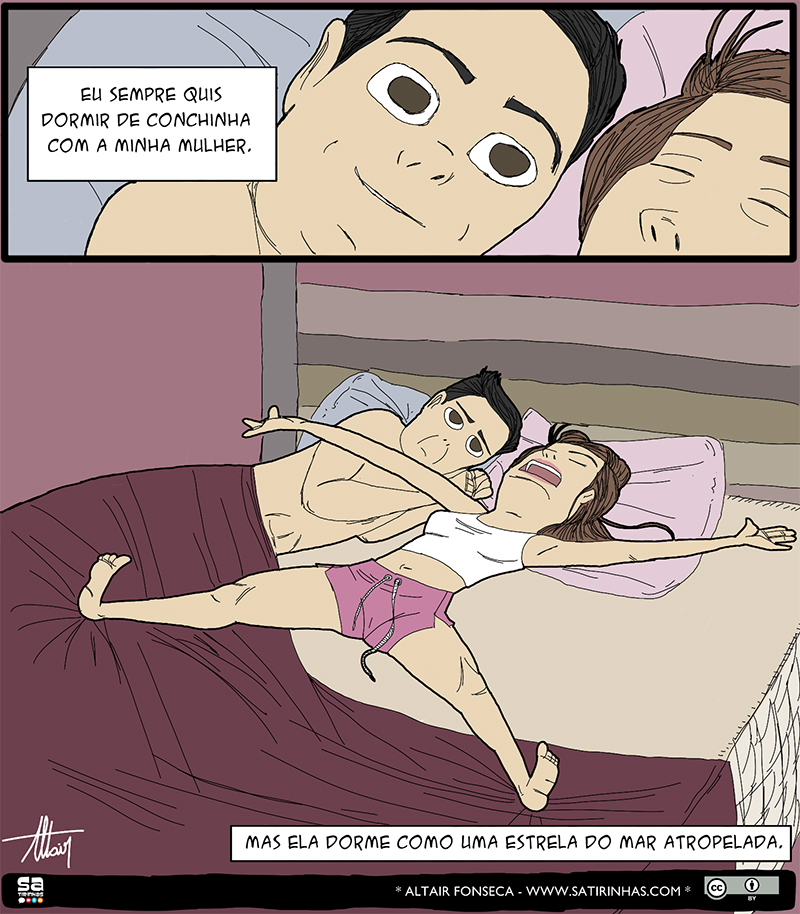 Mulheres que dormem de maneiras engraçadas