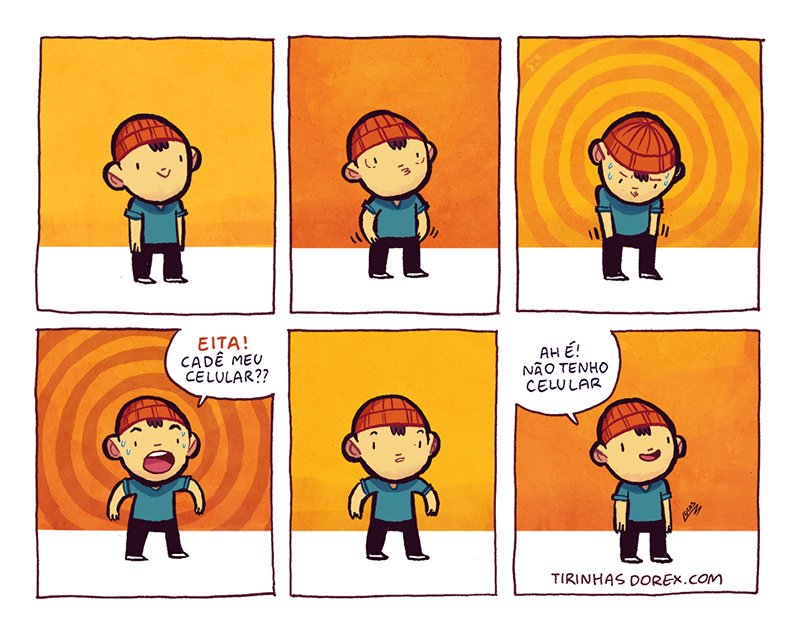 Pessoas dependentes do celular