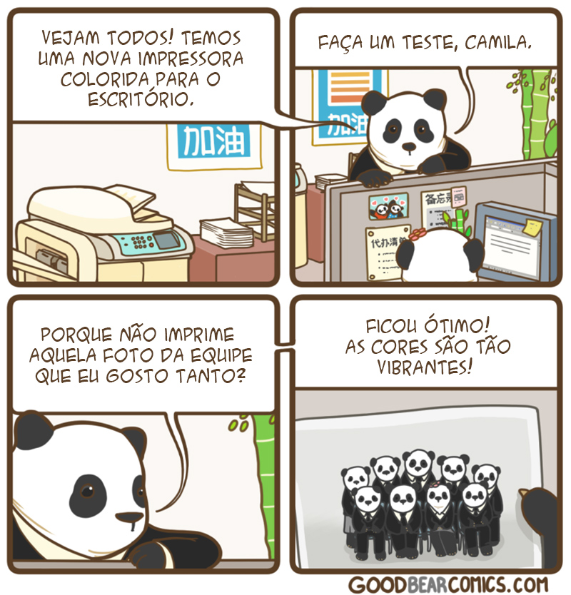 Cores vibrantes
