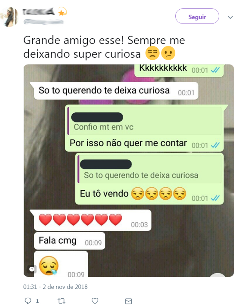 mulher curiosa