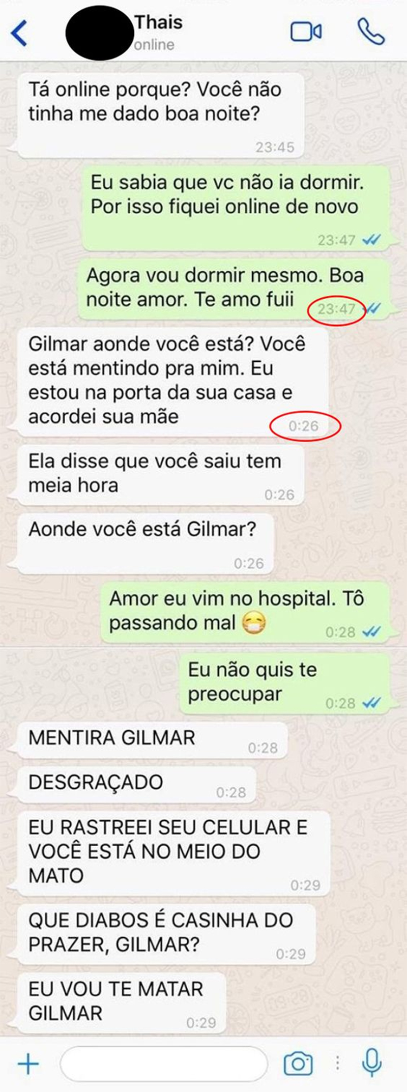 gilmar safado