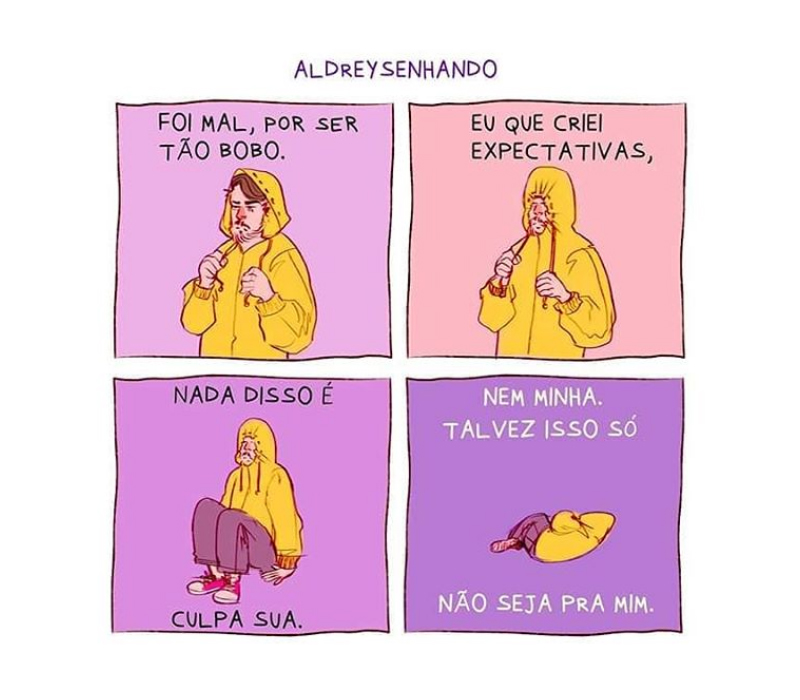 Um bobo criando expectativas