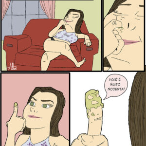 O que você sente ao ver uma mulher nojenta?