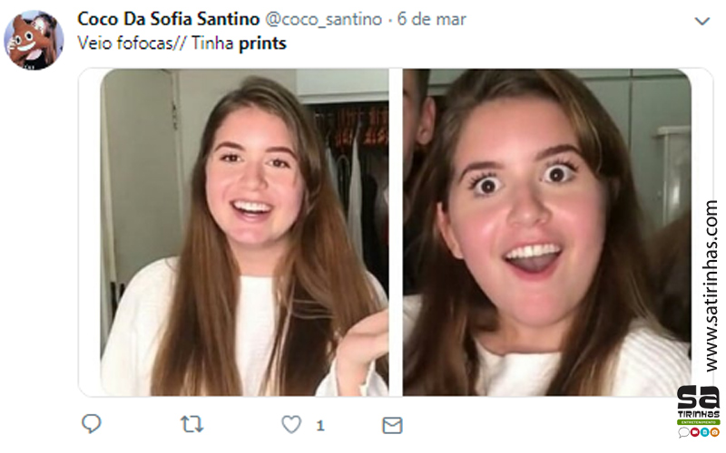 Fofoca com prints é muito melhor 