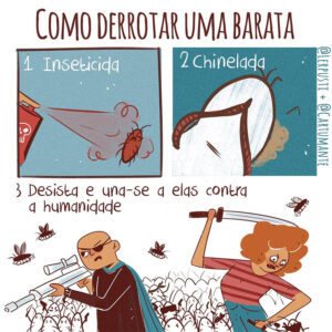 Um grande perigo sobre as baratas e outros quadrinhos para mudar o mundo
