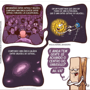 Quadrinhos e cartoons para quem se acha o centro do universo