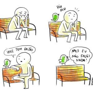 Quadrinhos que não querem dizer nada, mas dizem muito