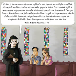 Um conselho de Santa Faustina para quem tem a alma tagarela
