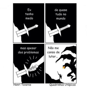 Enfrente seus medos com os Quadrinhos Utópicos de Henri Tavares