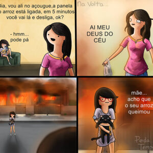 A gente não deveria rir desses quadrinhos, mas dá vontade