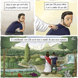 Caminhe com Jesus ao seu lado e veja o mundo de uma nova maneira
