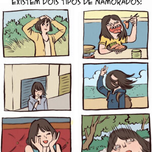 Na hora de tirar fotos, existem dois  tipos de namorados