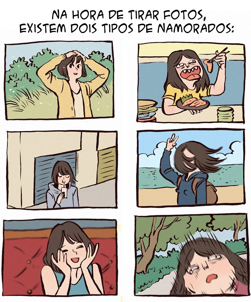 Existem dois tipos de namorado. 