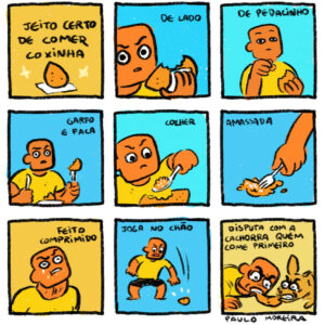 O jeito certo de comer coxinha e outros quadrinhos para quem tem fome de humor