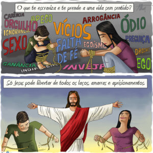 Só com Jesus você pode ser livre de todas as amarras