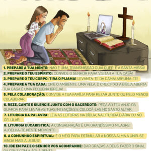 10 dicas e outras orientações para uma boa participação nas Missas pela TV e redes sociais