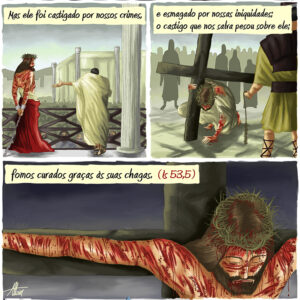 Por amor, Jesus se entregou totalmente por nós