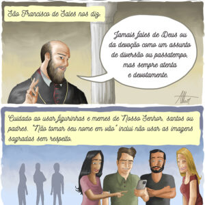 A falta de respeito com o sagrado acontece também nas redes sociais
