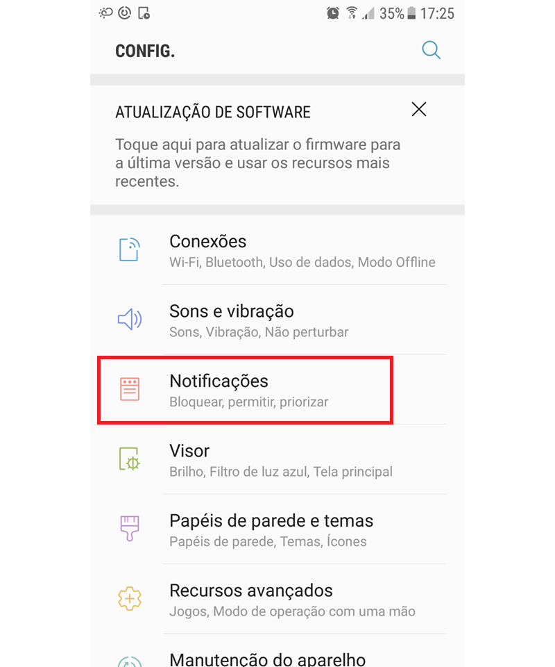 notificações que incomodam 