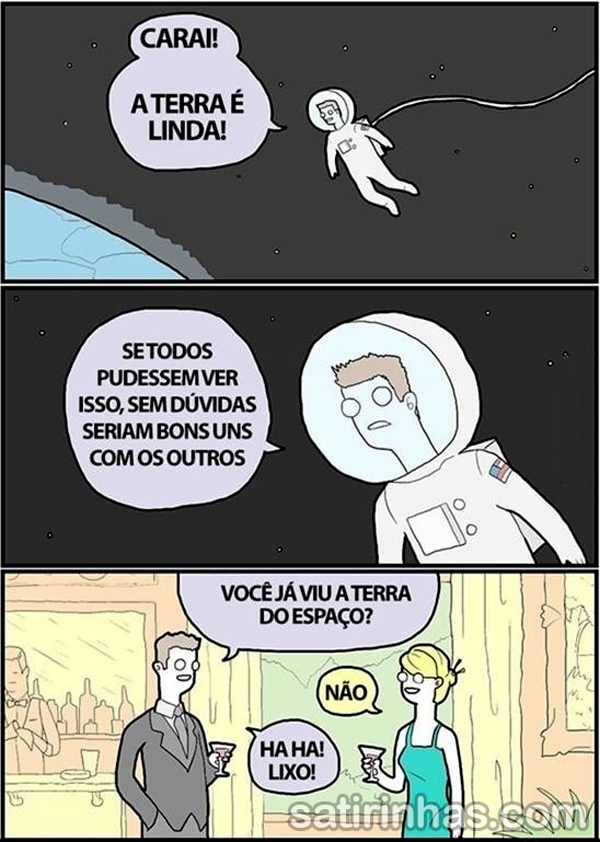 vendo a terra do espaço