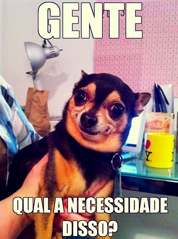 meme qual a necessidade disso