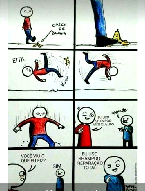 Aquela tirinha com trocadalhos
